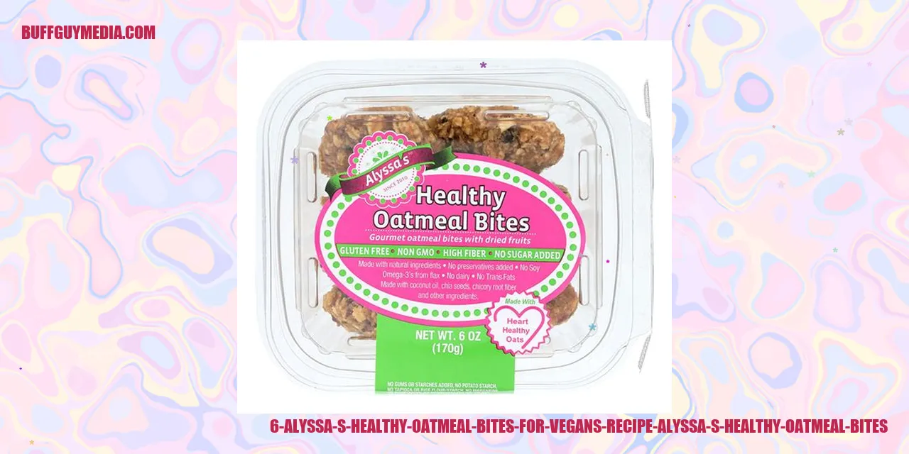 Alyssa's Healthy Oatmeal Bites for Vegans Recipe