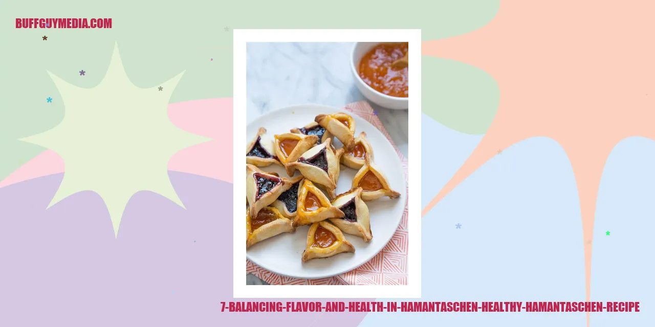 Balancing Flavor and Health in Hamantaschen