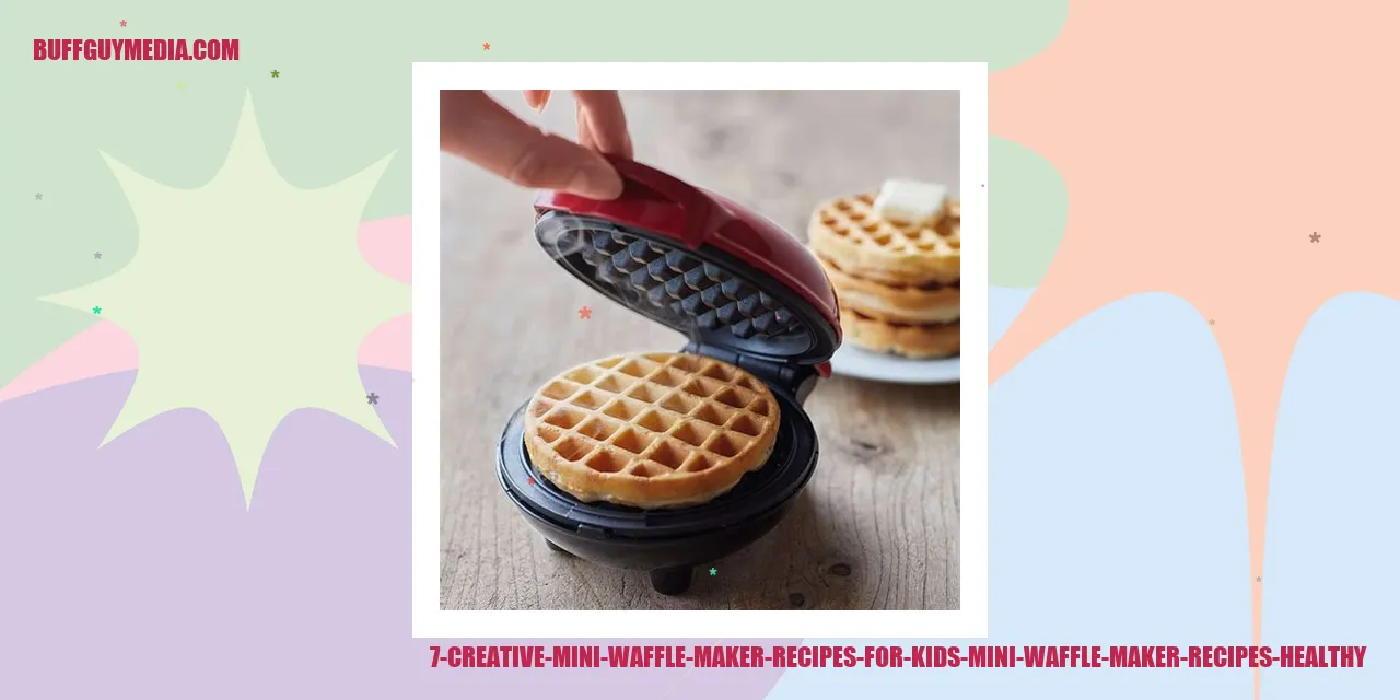 Image of Delicious Mini Waffle Maker Recipes for Kids