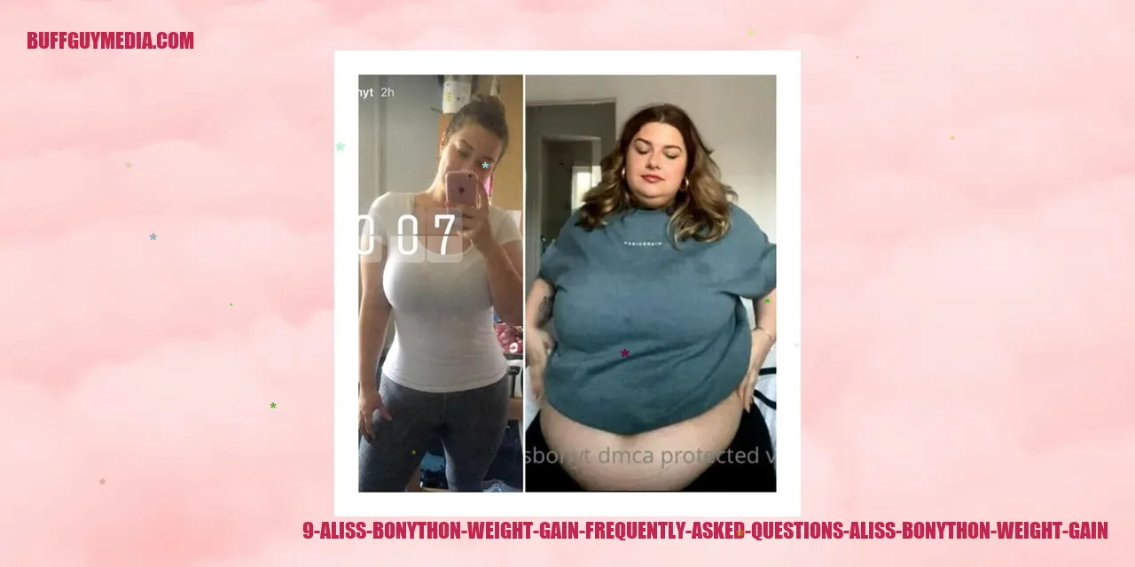 9. Aliss Bonython Weight Gain: Frequently Asked Questions