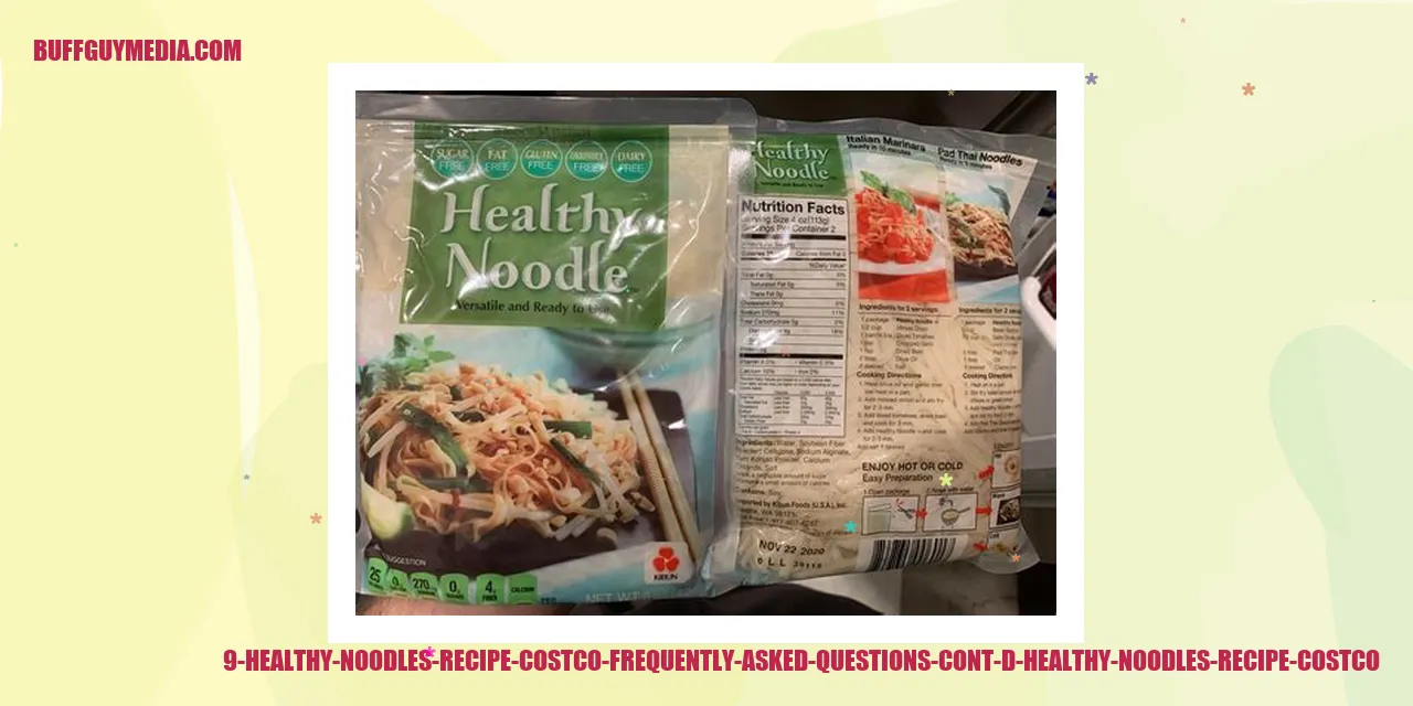 Healthy Noodles Recipe Costco