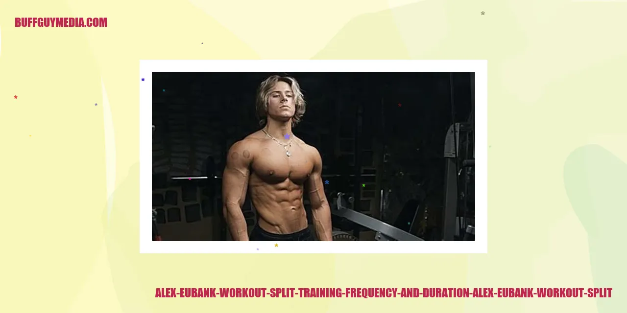 Alex Eubank Workout Split: Training Frequency and Duration