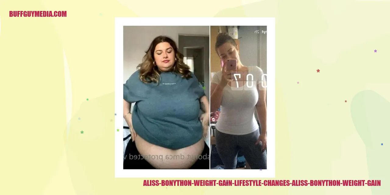 Aliss Bonython Weight Gain