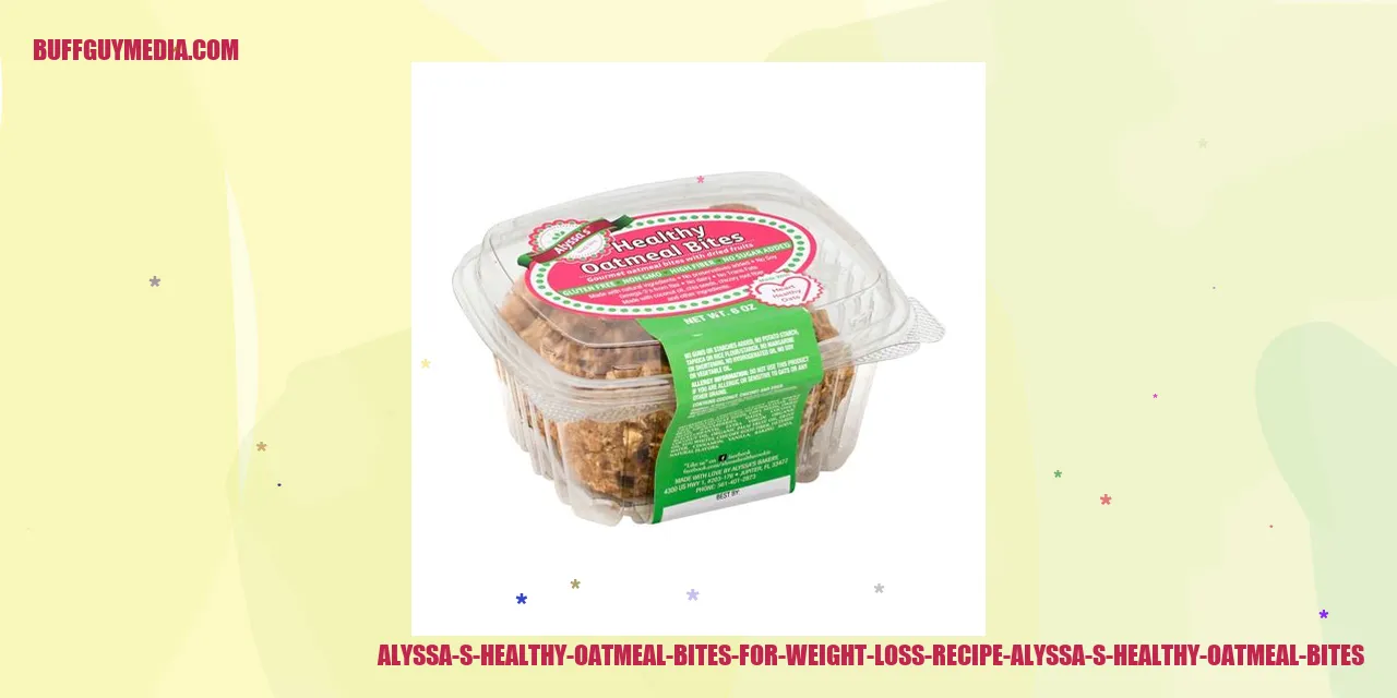 Delightful Image of Alyssa's Healthy Oatmeal Bites
