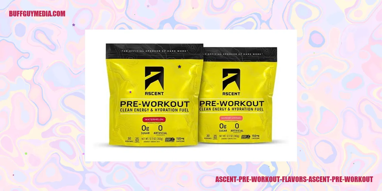 Image: Ascent Pre-Workout Flavors