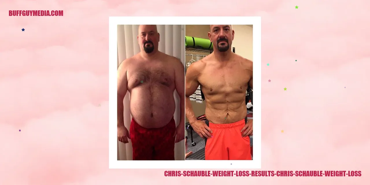 Chris Schauble Weight Loss Results