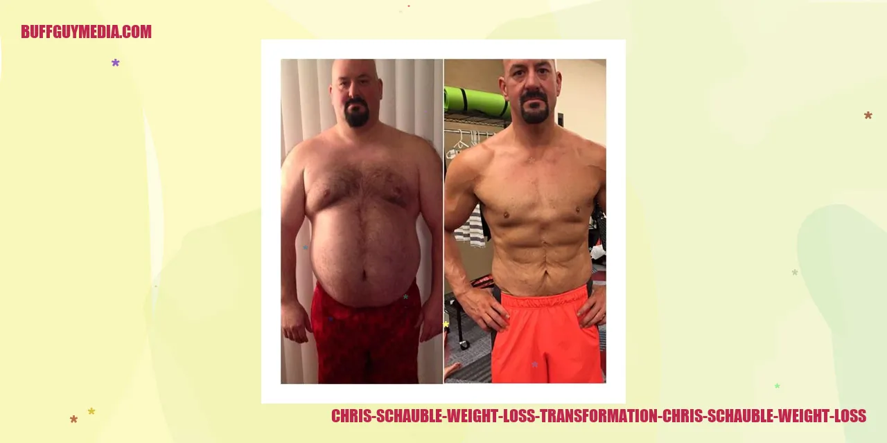 Chris Schauble Weight Loss Transformation