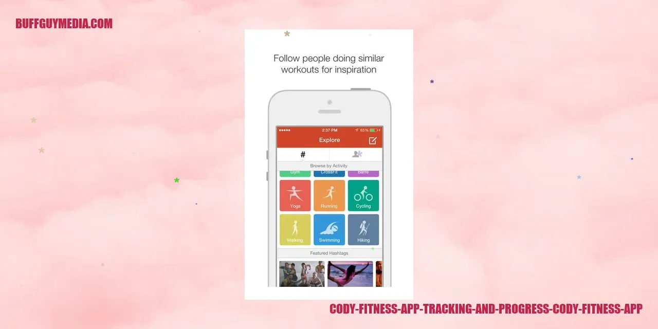 Cody Fitness App - Tracking and Progress