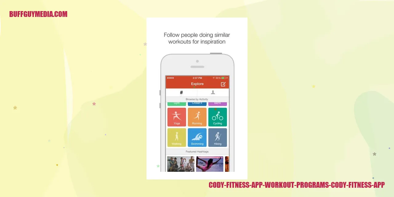 Cody Fitness App - Workout Programs