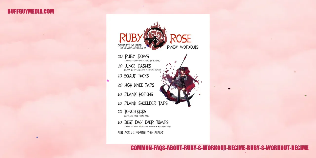 Frequently Asked Questions about Ruby's Workout Plan
