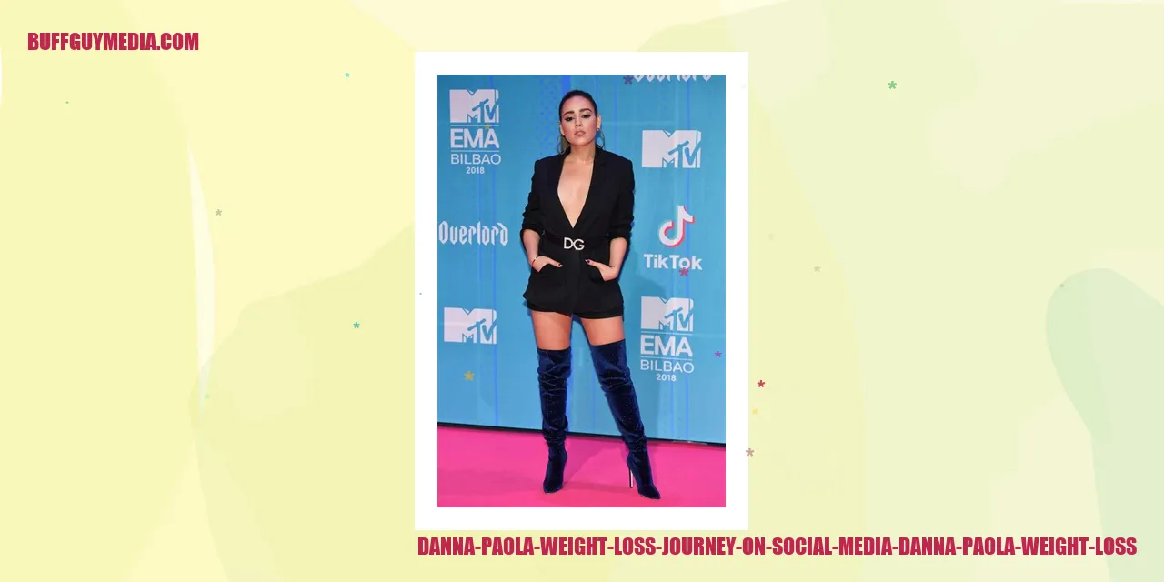 Danna Paola Weight Loss Journey on Social Media