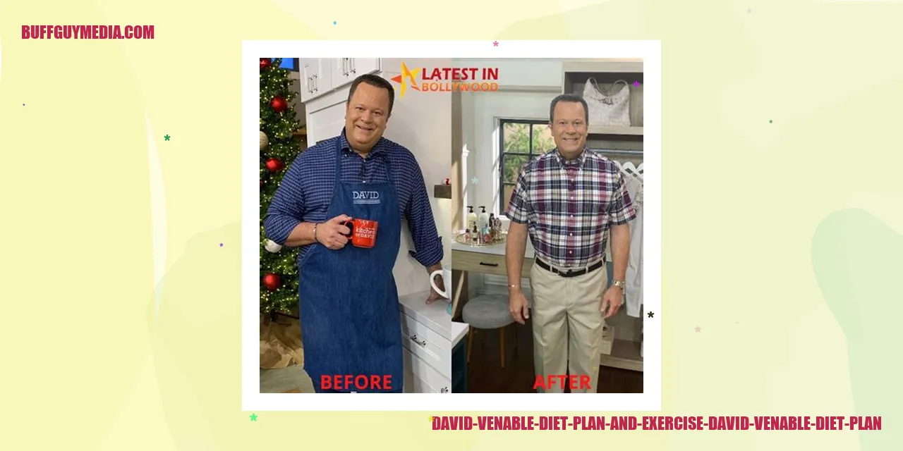 David Venable Diet Plan and Exercise