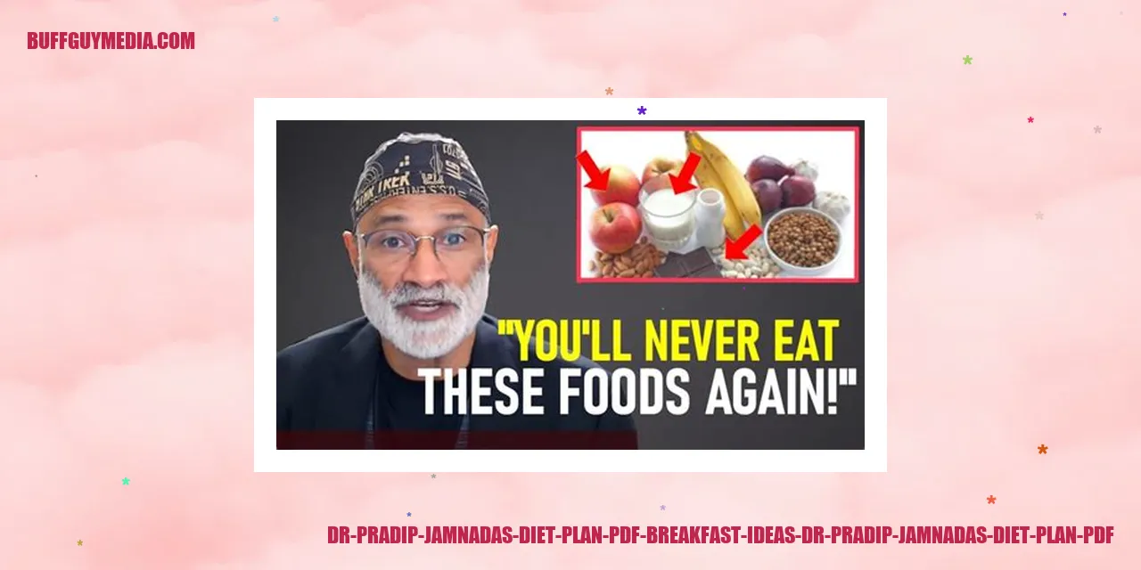 Dr Pradip Jamnadas Diet Plan PDF - Breakfast Ideas