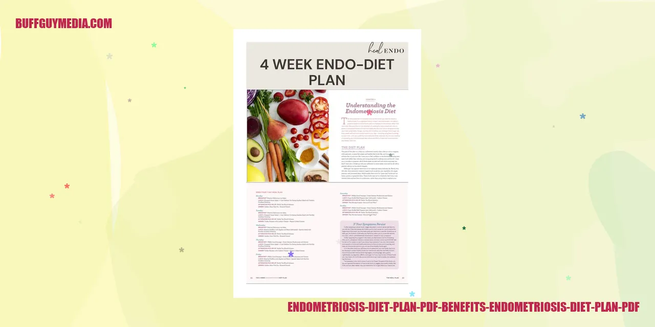 Endometriosis Diet Plan PDF Benefits
