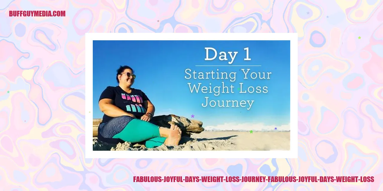 Image of the Fabulous Joyful Days Weight Loss Journey
