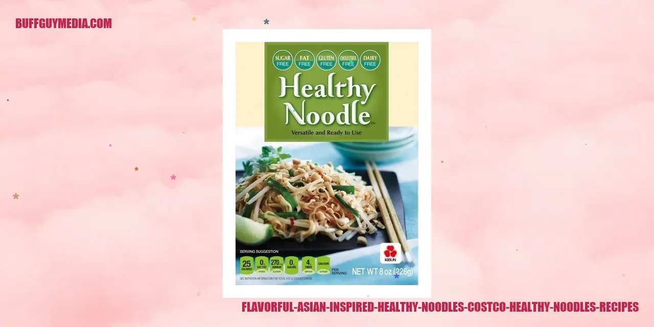 Flavorful Asian-Inspired Healthy Noodles