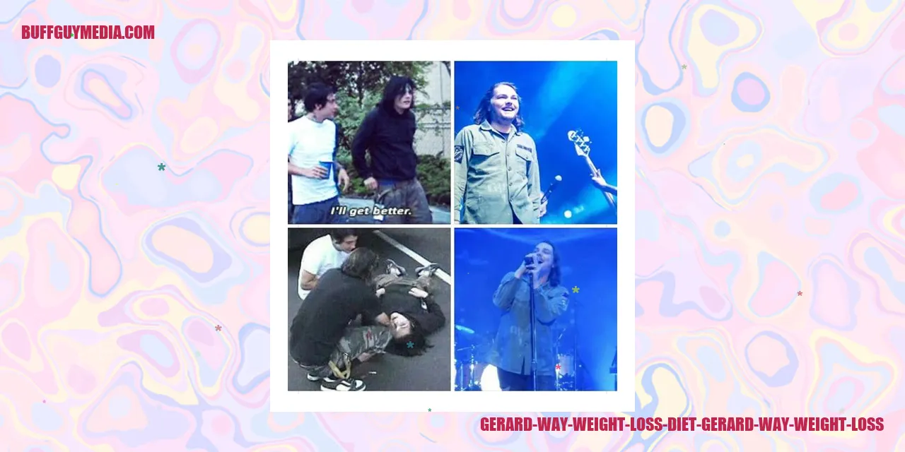 Gerard Way Weight Loss Diet