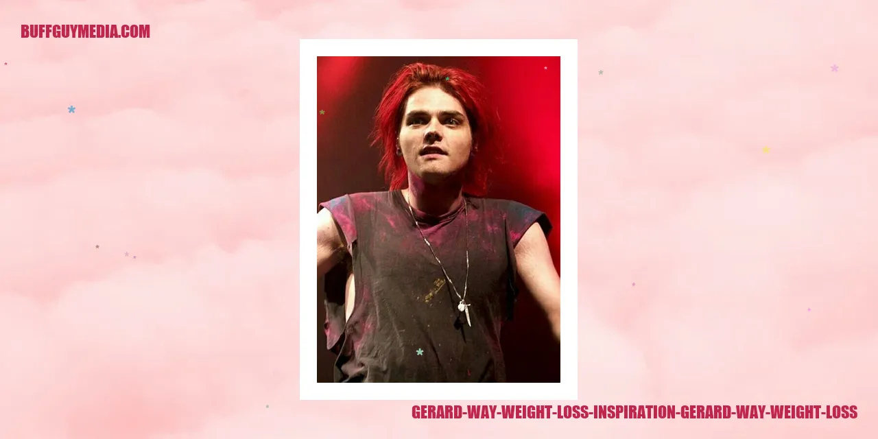 Gerard Way Weight Loss Inspiration - Gerard Way Weight Loss