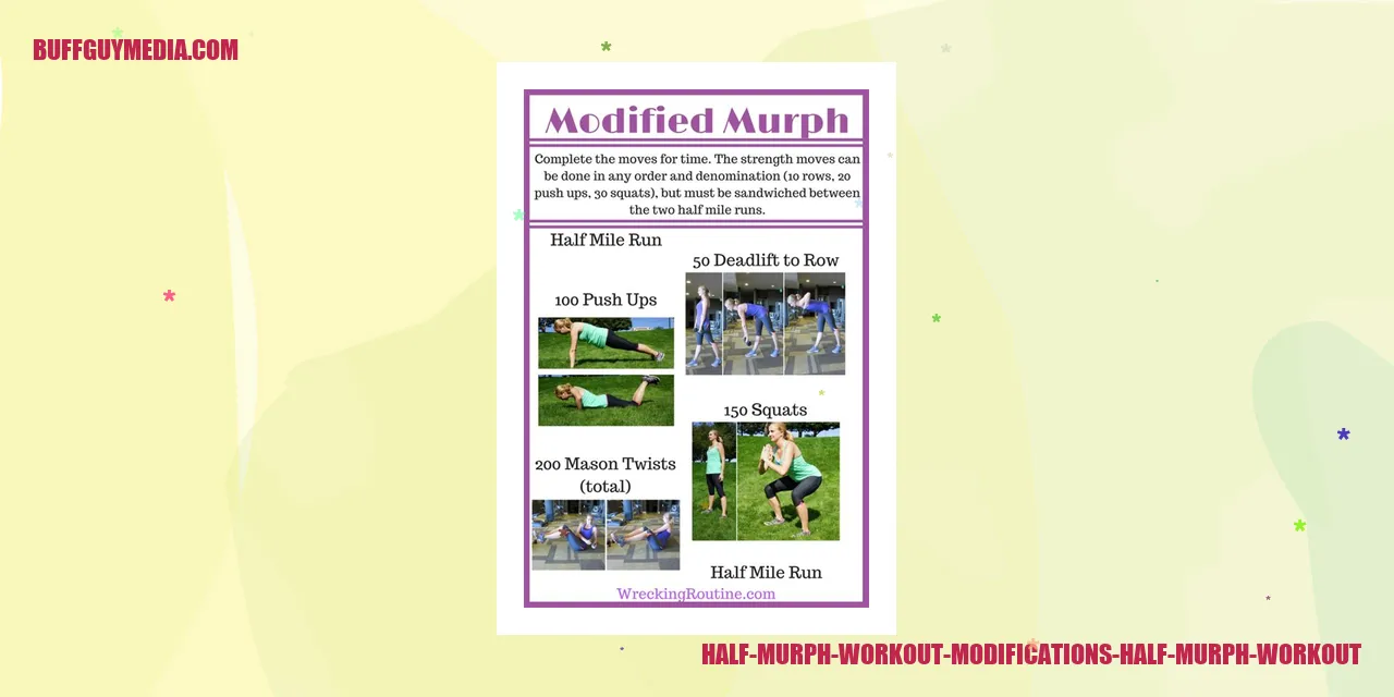 Half Murph Workout Modifications