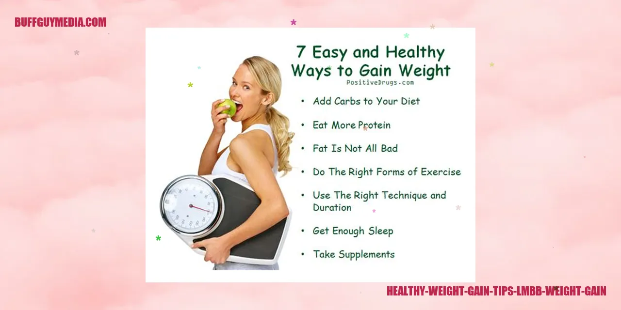Healthy Weight Gain Tips