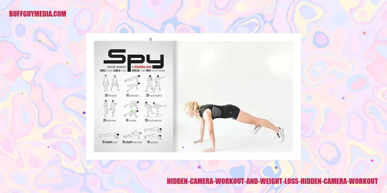 Hidden Camera Workout and Weight Loss