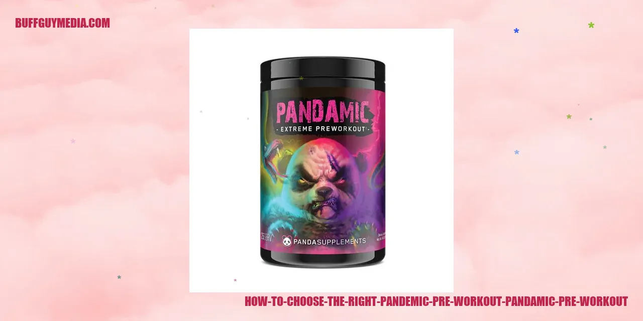 How to Select the Perfect Pandemic Pre-Workout