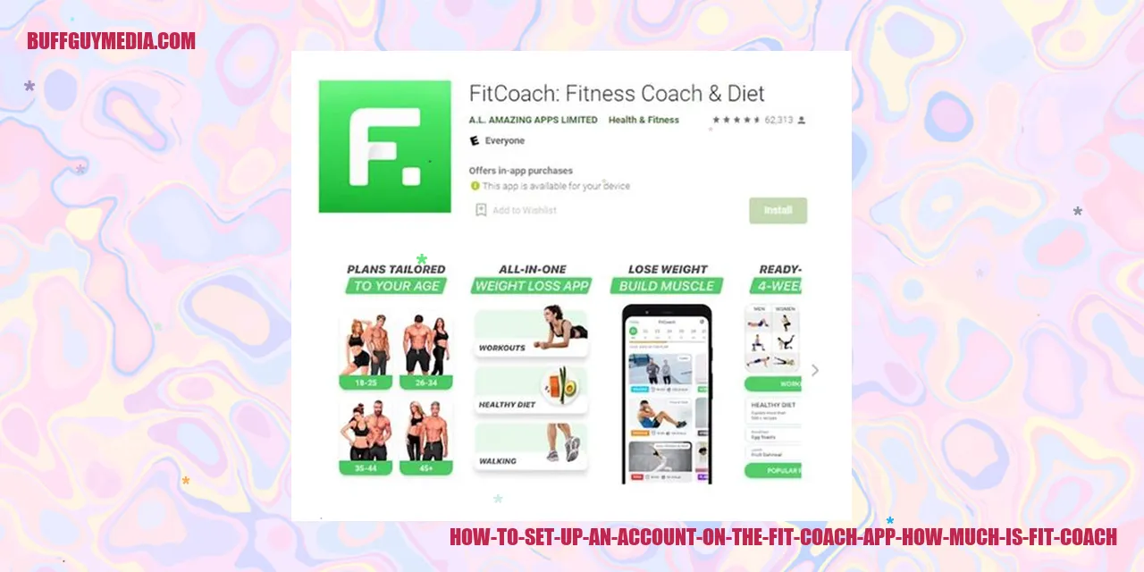 Image - How to set up an account on the Fit Coach app