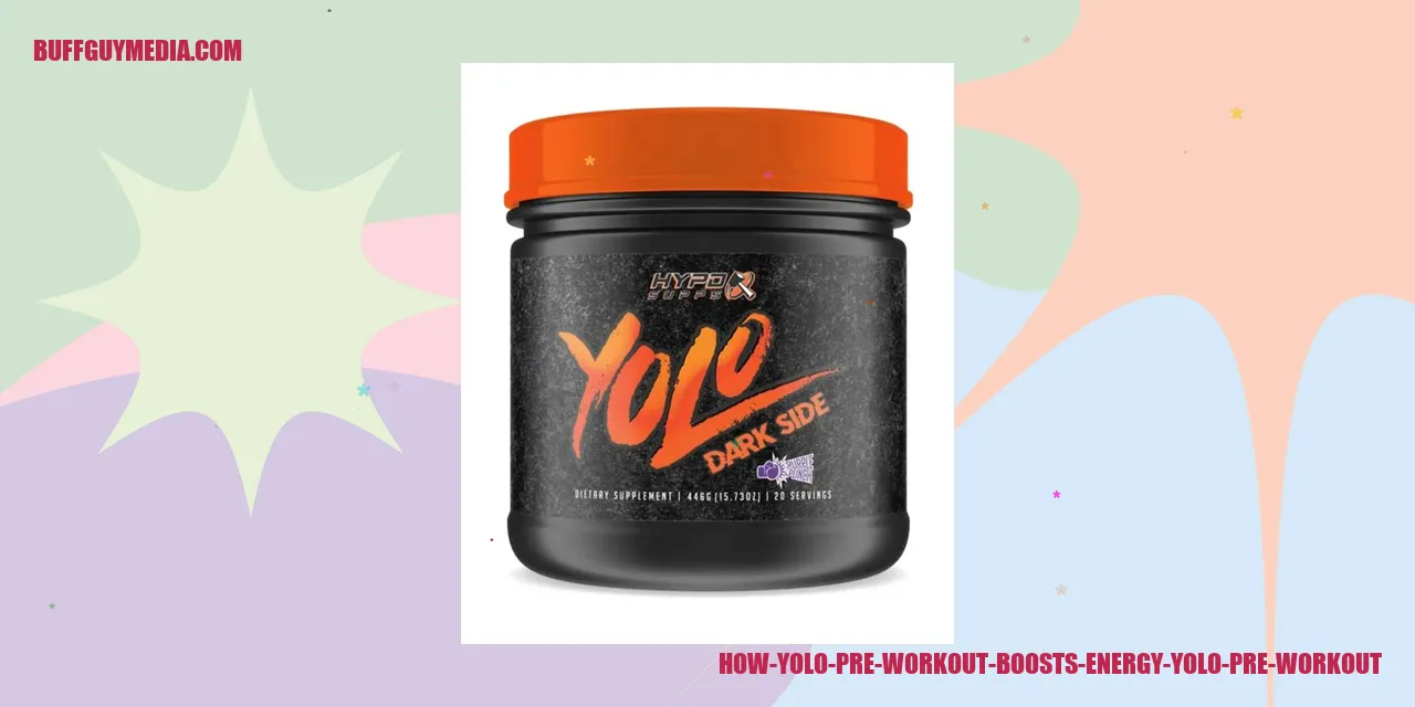 How Yolo Pre Workout Boosts Energy