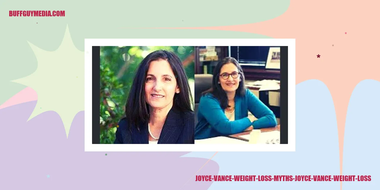 Joyce Vance Weight Loss Myths