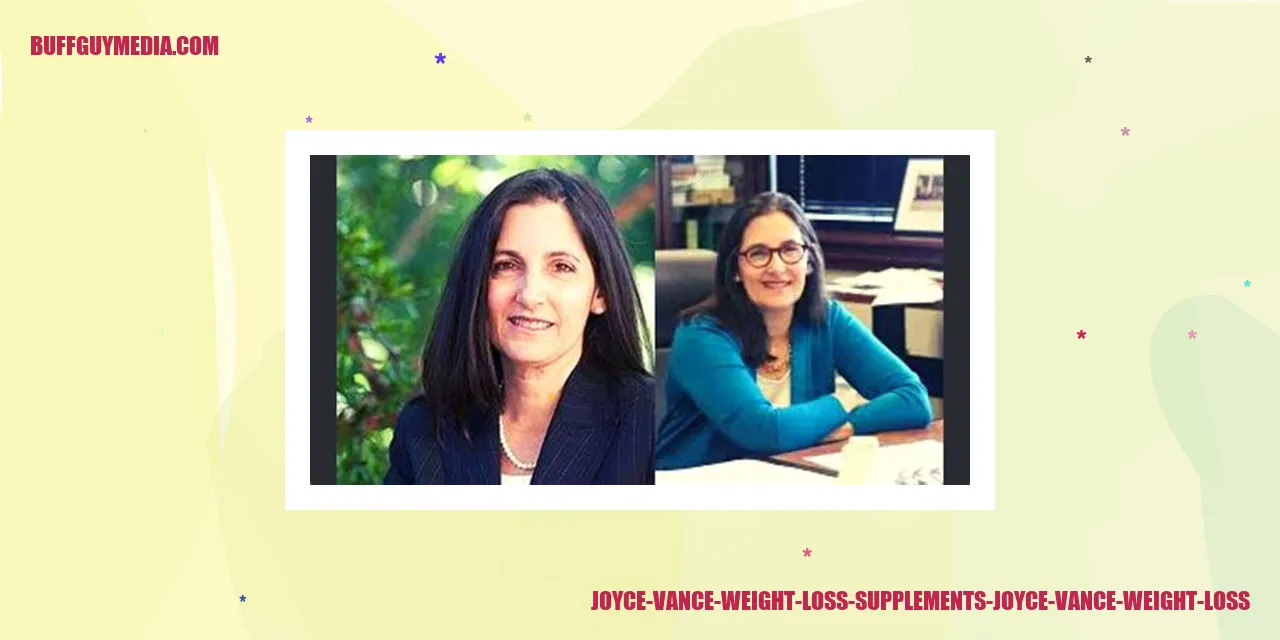 Joyce Vance Weight Loss Supplements