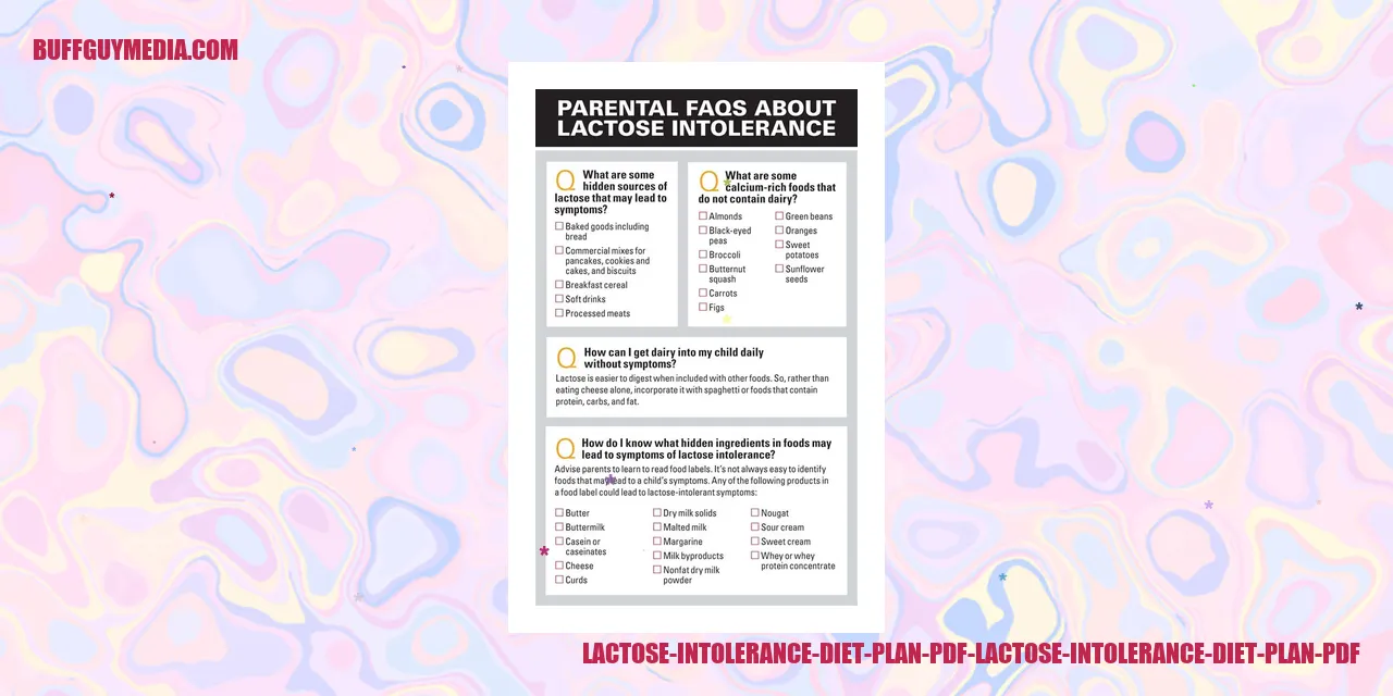 lactose intolerance diet plan pdf lactose intolerance diet plan pdf