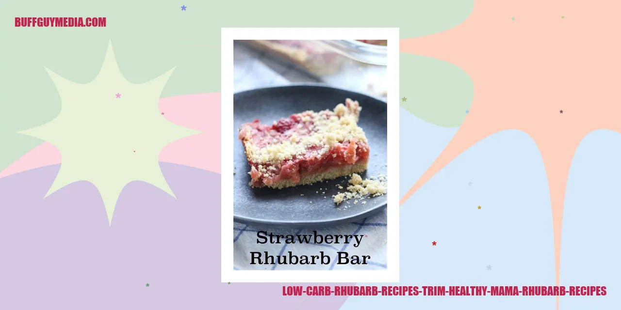 Low-Carb Rhubarb Recipes