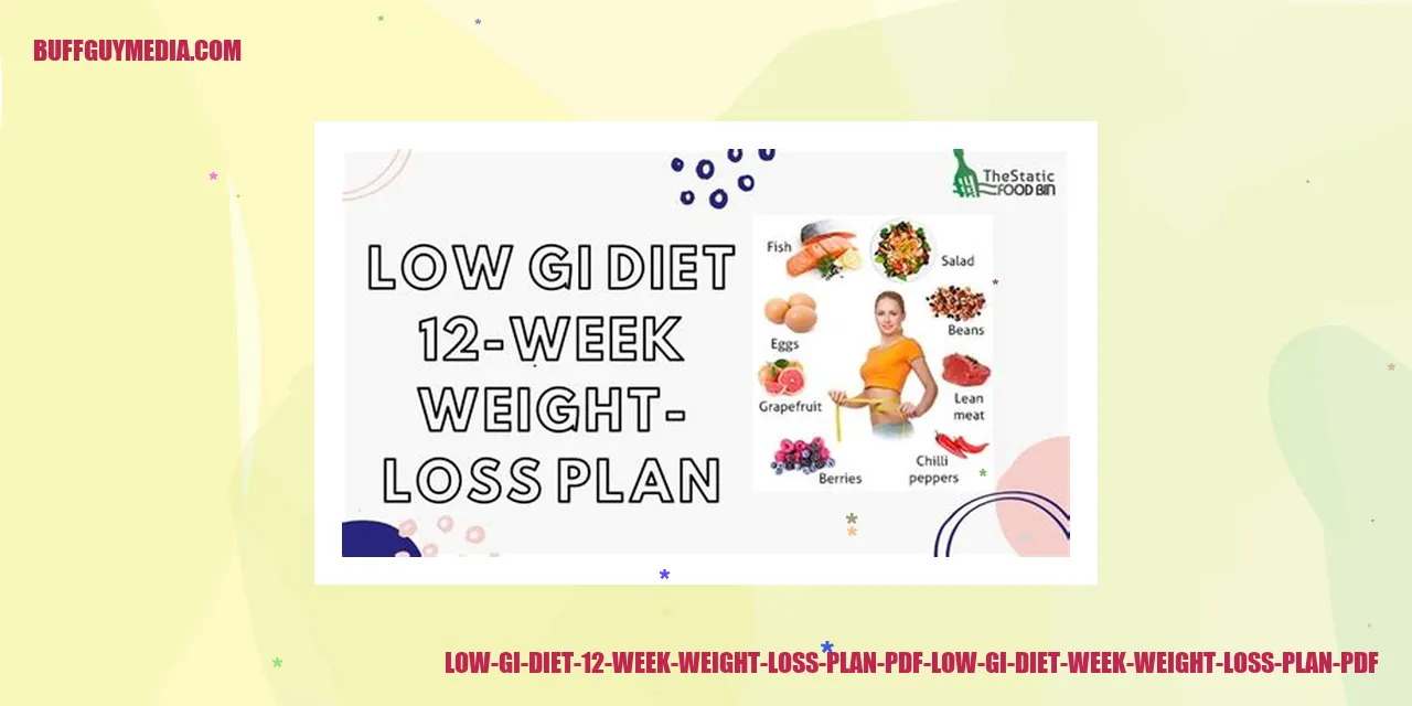 low gi diet 12 week weight loss plan pdf low gi diet week weight loss plan pdf