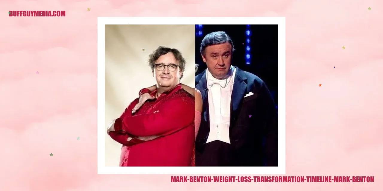 Mark Benton's inspiring weight loss transformation timeline