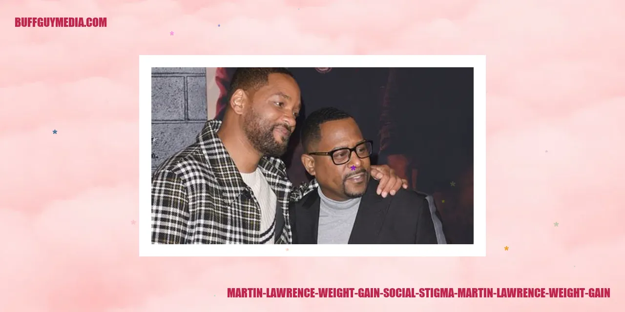 Martin Lawrence Weight Gain: Social Stigma