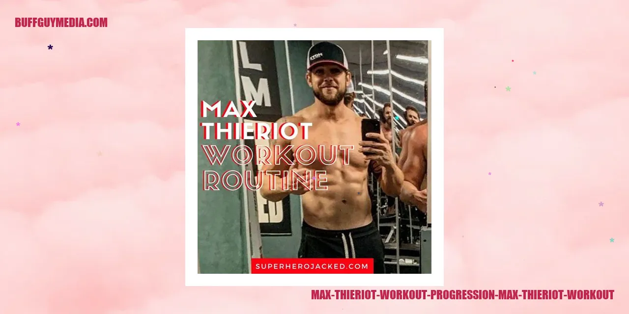 Max Thieriot Workout Progression