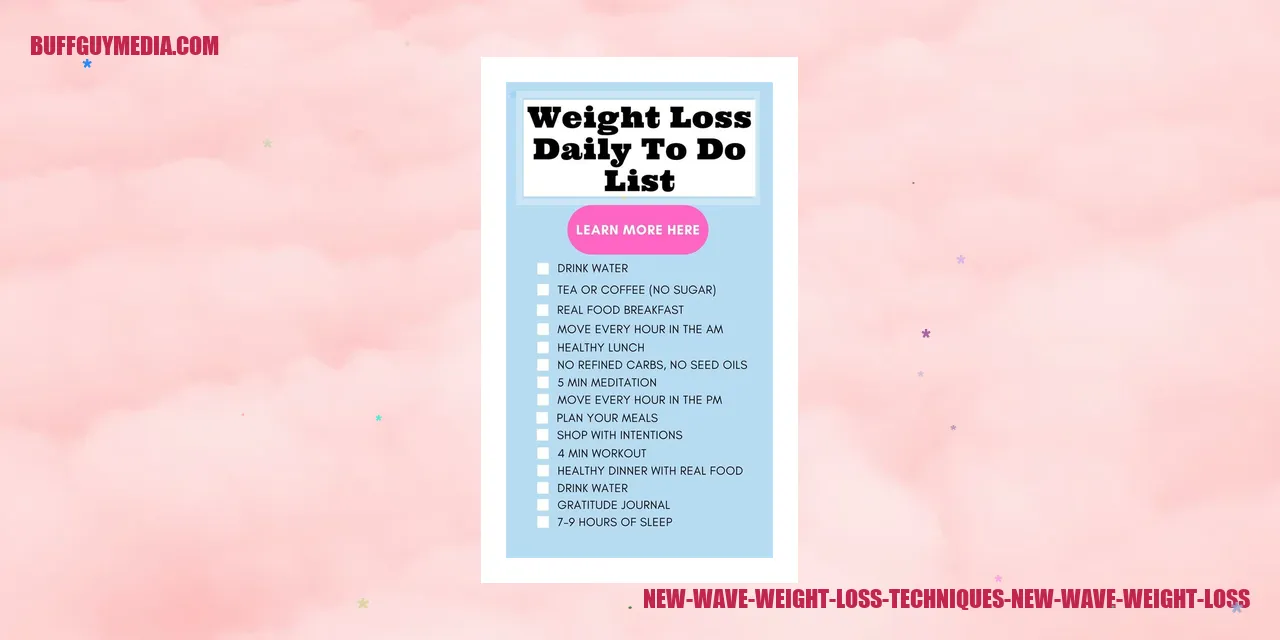 New Wave Weight Loss Techniques