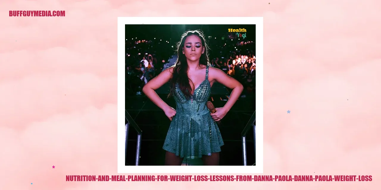 Image related to Nutrition and Meal Planning for Weight Loss: Lessons from Danna Paola