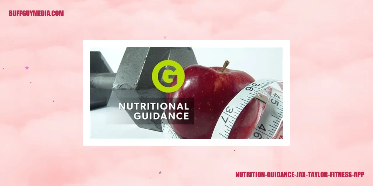 Image: Nutrition Guidance