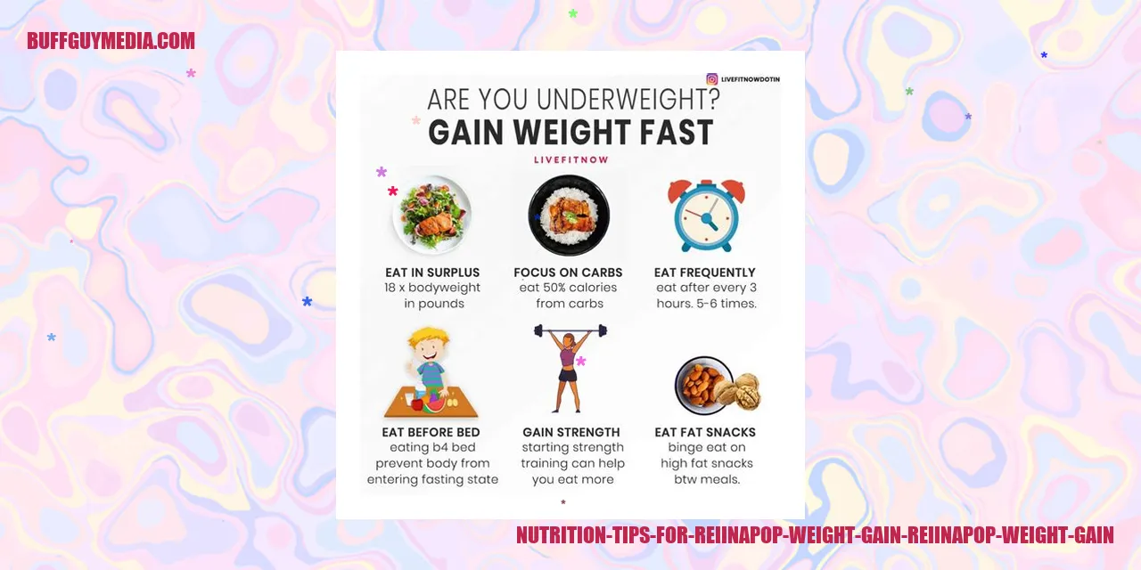 Nutrition Tips for Reiinapop Weight Gain