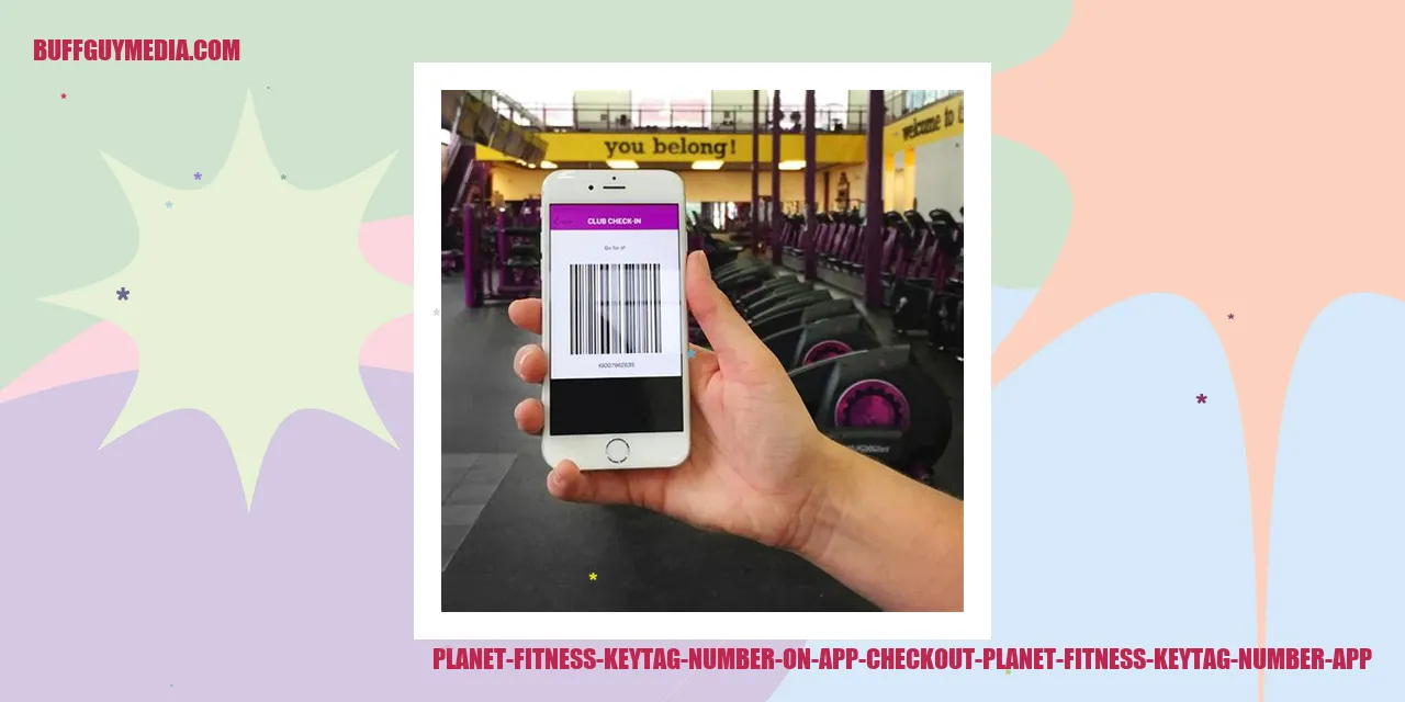 Planet Fitness Keytag Number on App Checkout Image