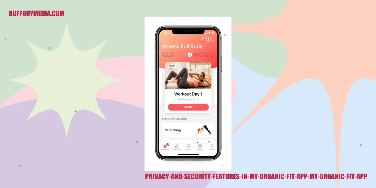 Privacy and Security Features in My Organic Fit App