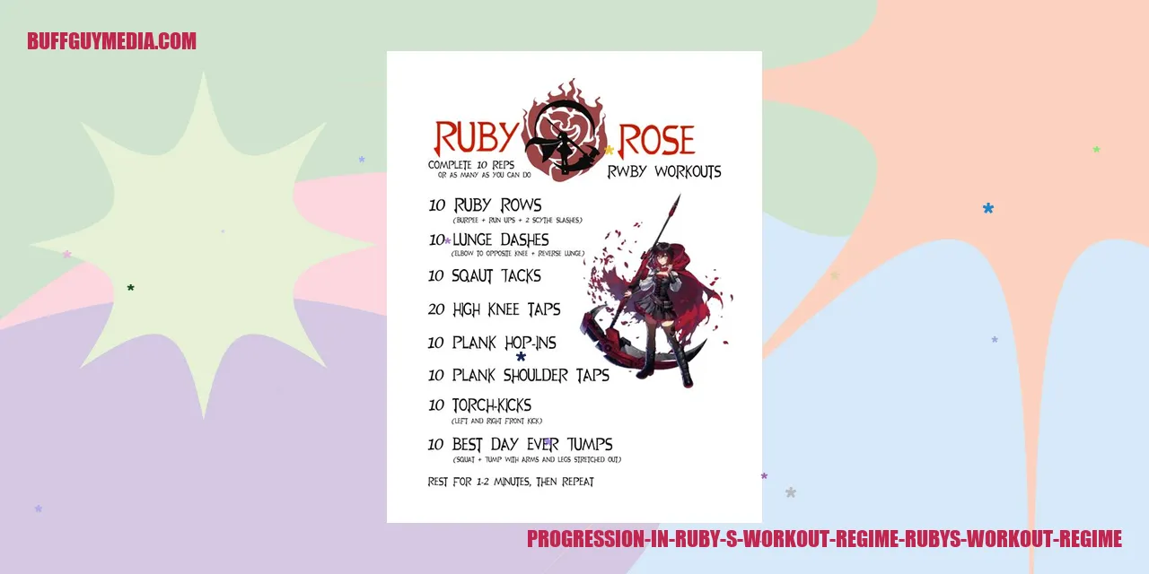 Progression in Ruby's Workout Regime