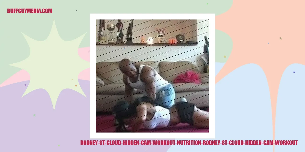 Rodney St Cloud Hidden Cam Workout Nutrition Image