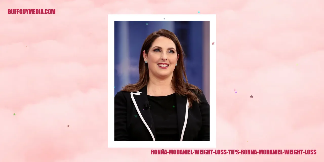 Image: Ronna McDaniel's Weight Loss Tips