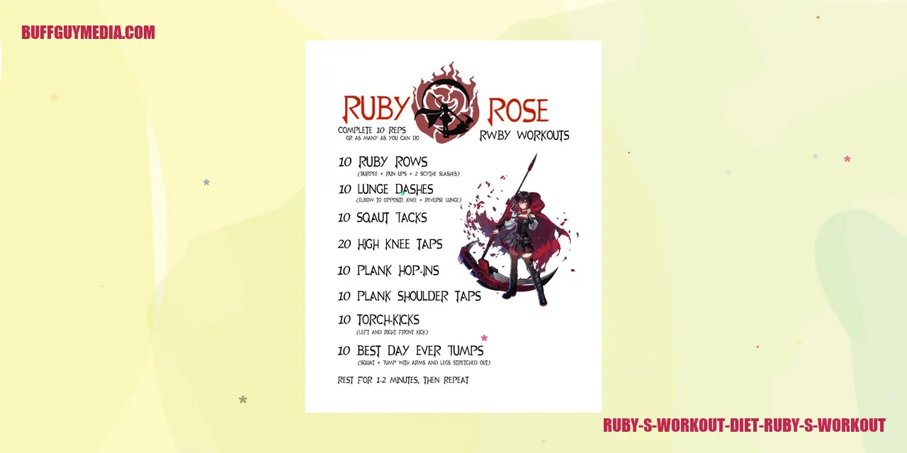 Image of Ruby's Workout Diet