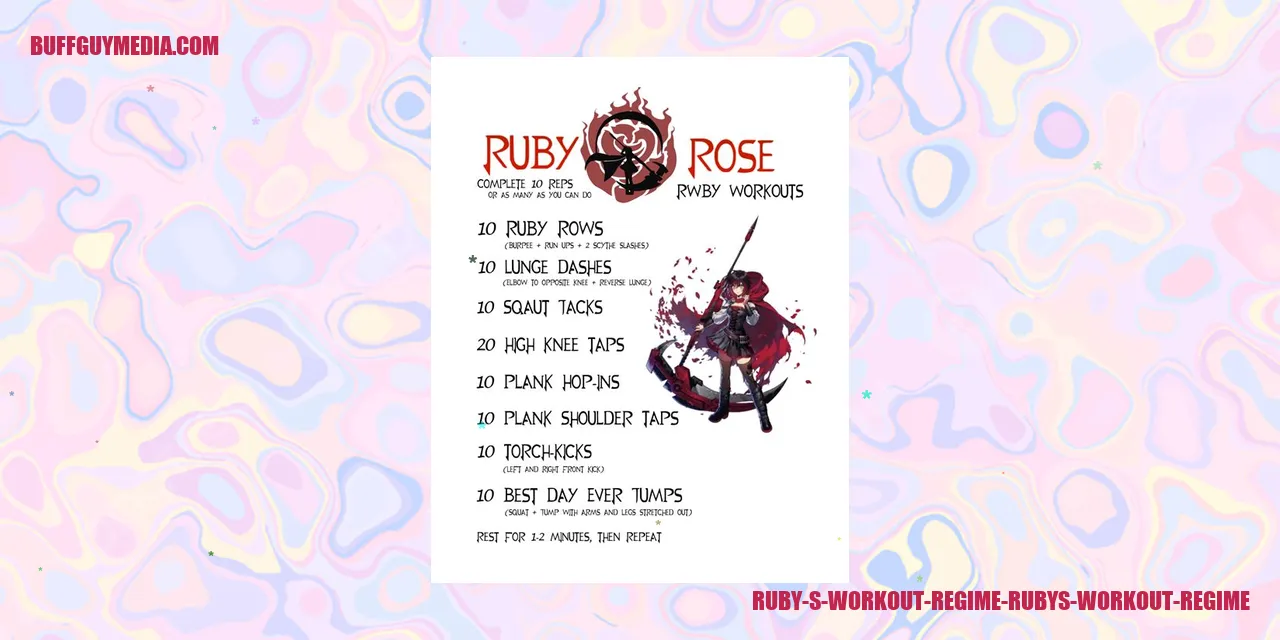 ruby s workout regime rubys workout regime