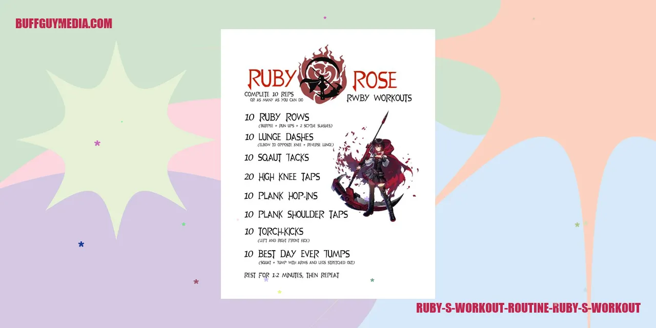 Image showcasing Ruby's Workout Routine