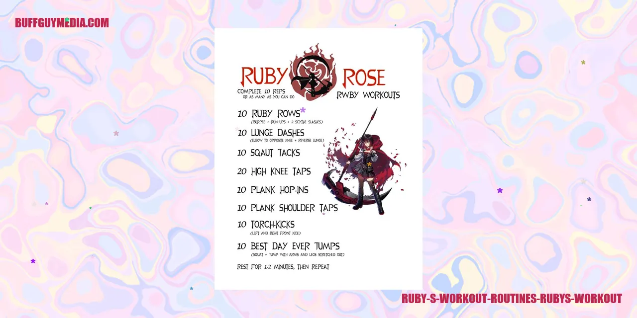 Ruby's Workout Routines