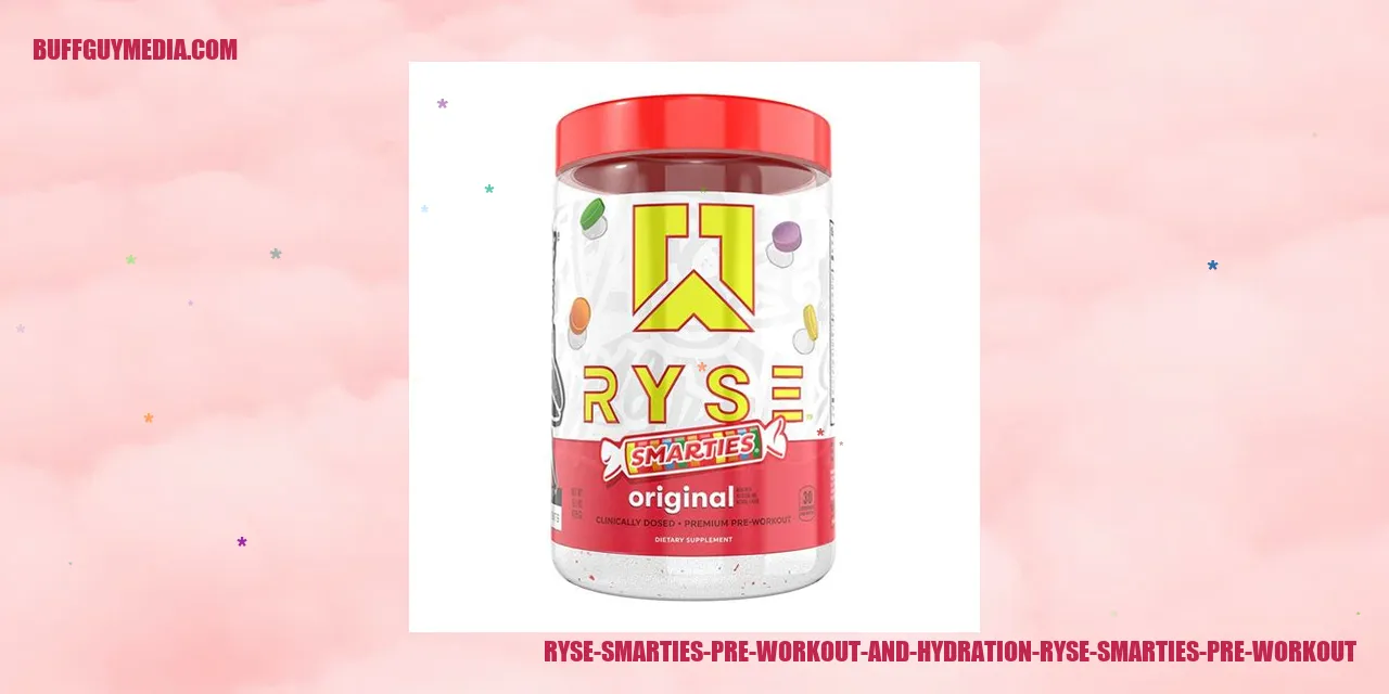 Ryse Smarties Pre Workout and Hydration